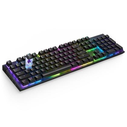 Imagem de Teclado Óptico Gamer NZXT Function 2 Full Size, RBG, USB-C, Layout US, Preto - KB-001NB-US