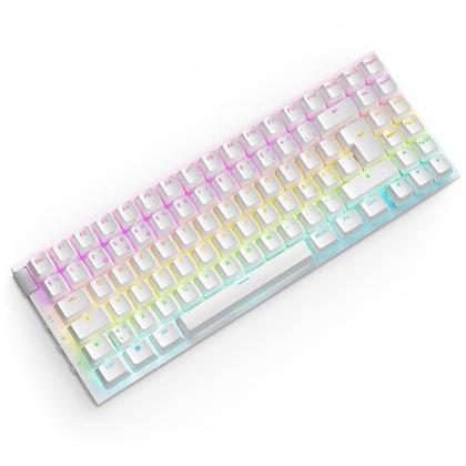 Imagem de Teclado Óptico Gamer NZXT Function 2 MiniTKL, RGB, USB-C, Layout US, Branco - KB-002NW-US