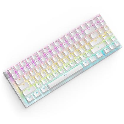 Imagem de Teclado Óptico Gamer NZXT Function 2 MiniTKL, RGB, USB-C, Layout US, Branco - KB-002NW-US