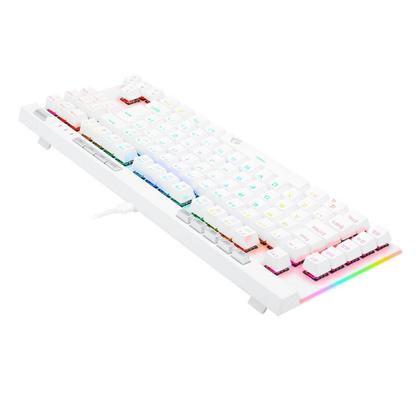 Imagem de Teclado Óptico Gamer Redragon Magic-Wand PRO RGB Switch Azul, ABNT2, Branco