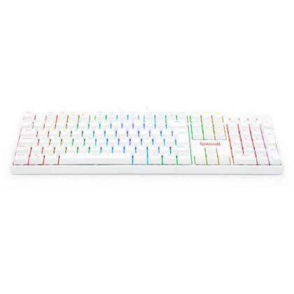 Imagem de Teclado Óptico Gamer Redragon Surara Pro RGB Branco - K582W-RGB-PRO (PT-BLUE)