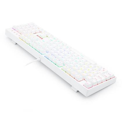 Imagem de Teclado Óptico Gamer Redragon Surara Pro RGB Branco - K582W-RGB-PRO (PT-BLUE)