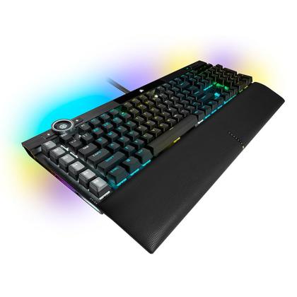 Imagem de Teclado Óptico-Mecânico Gamer Corsair K100 RGB, Switch OPX,  US - CH-912A01A-NA
