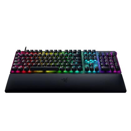 Imagem de Teclado Óptico Mecânico Gamer Razer Huntsman V2, Chroma RGB, Switch Razer Purple, US, Preto - RZ03-03930400-R3U1