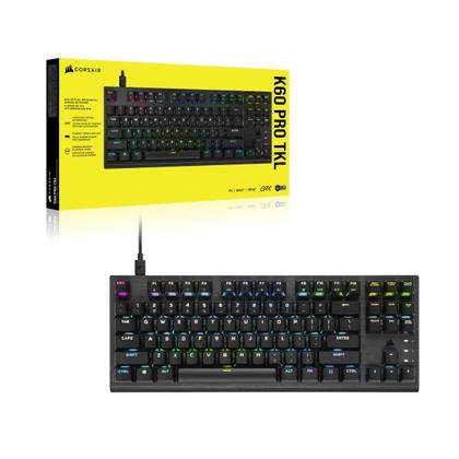 Imagem de Teclado para jogos CORSAIR K60 RGB TKL OPX Switches preto