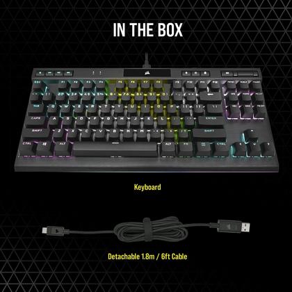 Imagem de Teclado para jogos Corsair K70 RGB TKL CHAMPION SERIES OPX
