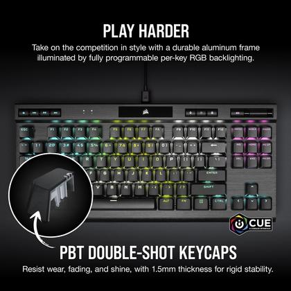 Imagem de Teclado para jogos Corsair K70 RGB TKL CHAMPION SERIES OPX