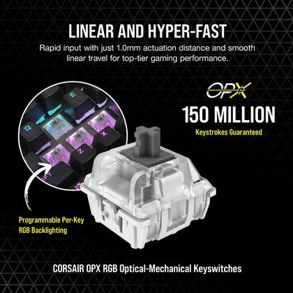 Imagem de Teclado para jogos Corsair K70 RGB TKL CHAMPION SERIES OPX