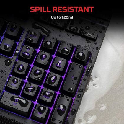 Imagem de Teclado para jogos HyperX Alloy Core RGB Membrane Black