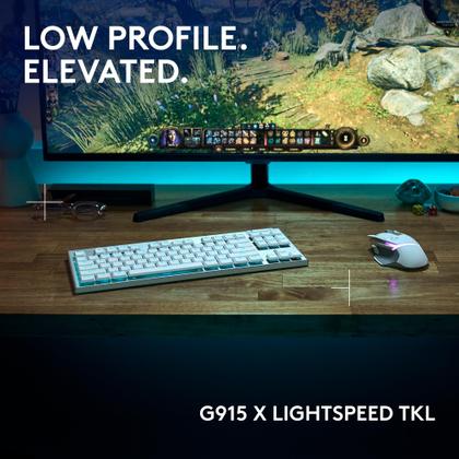Imagem de Teclado para jogos Logitech G915 X Lightspeed TKL White