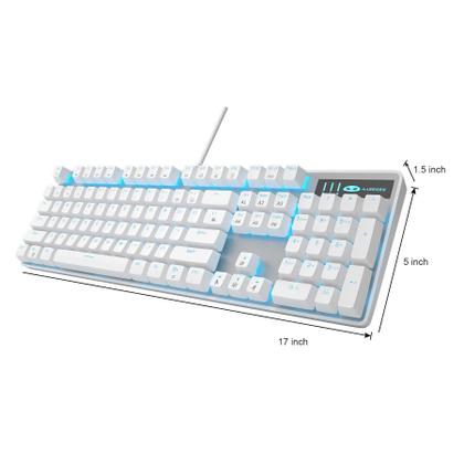Imagem de Teclado para jogos MageGee Mechanical Storm com interruptores azuis