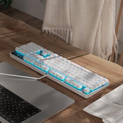 Imagem de Teclado para jogos MageGee Mechanical Storm com interruptores azuis