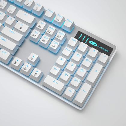 Imagem de Teclado para jogos MageGee Mechanical Storm com interruptores azuis