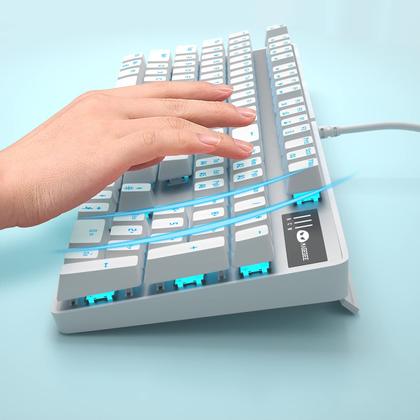 Imagem de Teclado para jogos MageGee Mechanical Storm com interruptores azuis