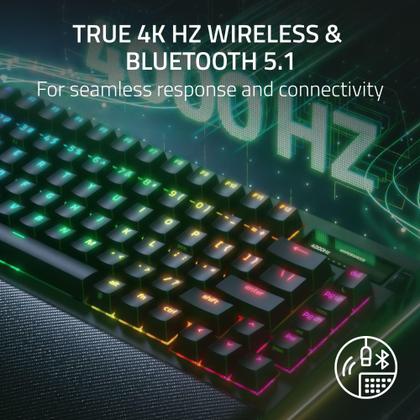Imagem de Teclado para jogos Razer BlackWidow V4 Pro 75% OLED sem fio