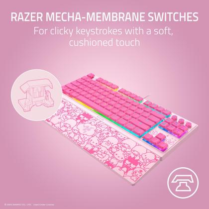 Imagem de Teclado para jogos Razer Ornata V3 TKL Low-Profile Hello Kitty