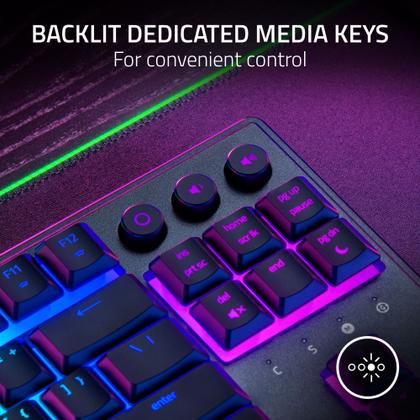 Imagem de Teclado para jogos Razer Ornata V3 TKL Low Profile RGB retroiluminado