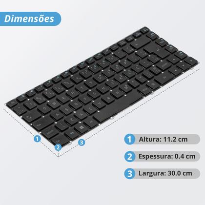 Imagem de Teclado para Notebook CCE 82R-14A132-4211
