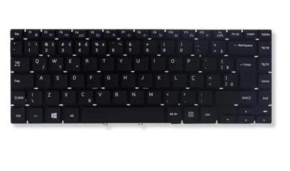 Imagem de Teclado para Notebook Samsung NP500P4C-AD3BR  Preto ABNT2