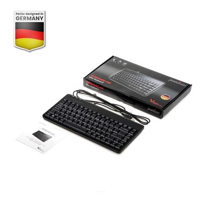 Imagem de Teclado Perixx PERIBOARD-409U USB com fio Mini preto