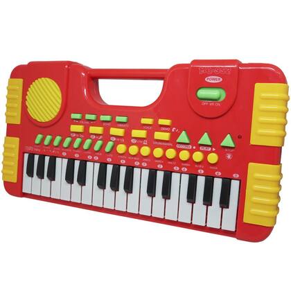 Imagem de Teclado Piano Infantil Musical Bebê 31 Teclas com Som de Animais Divertido Crianças Importway BW104