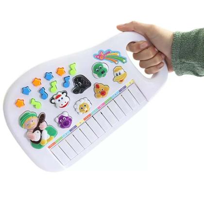 Imagem de Teclado Piano Musical com Luz Infantil Iaiao Criança Baby Fazendinha Aprendizado