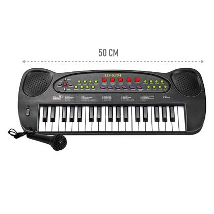 Imagem de Teclado Piano Musical Infantil Com Microfone 37 Teclas