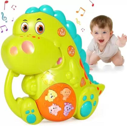 Imagem de Teclado Piano Musical Infantil Divertido c/Som Dinossauro