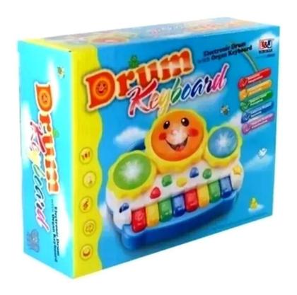 Imagem de Teclado Piano Tambor Drum  Infantil Bebê