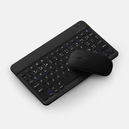 Imagem de Teclado Sem Fio Bluetooth Recarregável Com Mouse