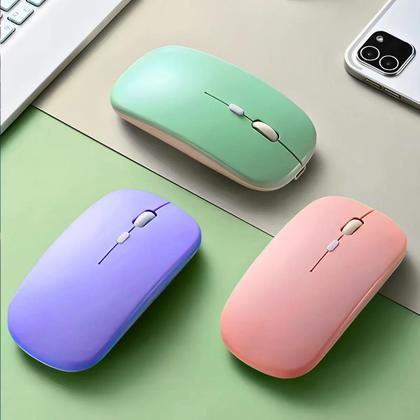 Imagem de Teclado Sem Fio Bluetooth Recarregável Com Mouse - Lime