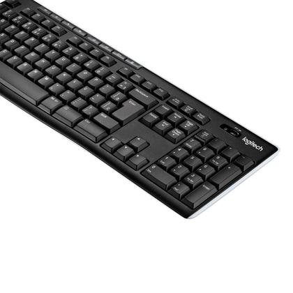 Imagem de Teclado sem fio Logitech K270 com Teclas de Mídia de Fácil Acesso, Conexão USB, Pilhas Inclusas e Layout ABNT2 - 920-004427