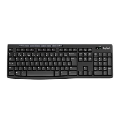 Imagem de Teclado sem fio Logitech K270 com Teclas de Mídia de Fácil Acesso, Conexão USB, Pilhas Inclusas e Layout ABNT2 - 920-004427