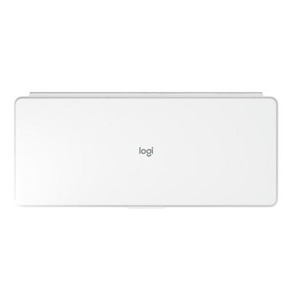 Imagem de Teclado Sem Fio Logitech Keys-To-Go 2, Bluetooth, para Tablets, macOs, Windows, Capa Integrada, Claro - 920-012919