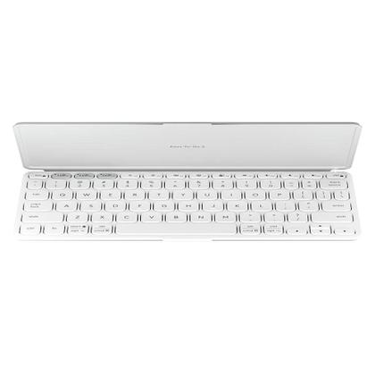 Imagem de Teclado Sem Fio Logitech Keys-To-Go 2, Bluetooth, para Tablets, macOs, Windows, Capa Integrada, Claro - 920-012919