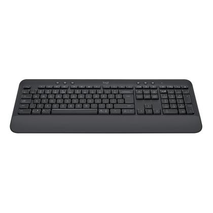 Imagem de Teclado Sem Fio Logitech Signature K650, Bluetooth, USB, Com Apoio para as Mãos, US, Grafite - 920-010911