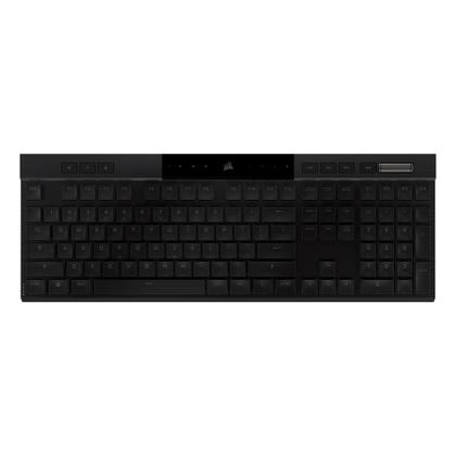 Imagem de Teclado Sem Fio Mecânico Gamer Corsair K100 Air, RGB, Cherry MX Ultra, USB 3.0 Tipo-A, 100% Anti-Ghosting, US, Preto - CH-913A01U-NA