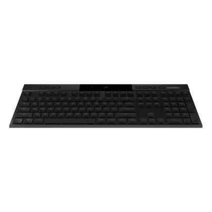 Imagem de Teclado Sem Fio Mecânico Gamer Corsair K100 Air, RGB, Cherry MX Ultra, USB 3.0 Tipo-A, 100% Anti-Ghosting, US, Preto - CH-913A01U-NA