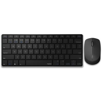 Imagem de Teclado sem fio, mouse e teclados combinados (pretos)