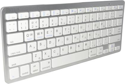 Imagem de Teclado Sem Fio Ultra Fino Bluetooth Para Tablet e Compativel Celular ipad Iphone, Computador