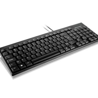 Imagem de Teclado Slim office Usb resistente a agua com teclado numerico  Multilaser Tc193