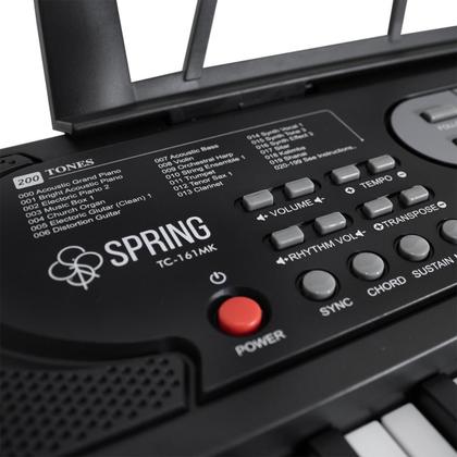 Imagem de Teclado Spring Tc-161Mk 61 Teclas 200 Timbres Com Pitch Band