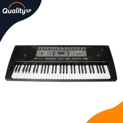 Imagem de Teclado Spring TC361 61 Teclas sensitivas Com Fonte Bivolt