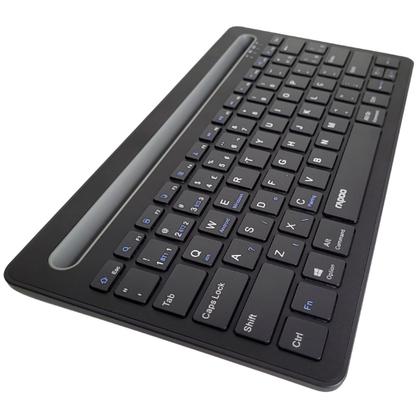 Imagem de Teclado USB Bluetooth Multimidia Sem Fio Suporte Celular