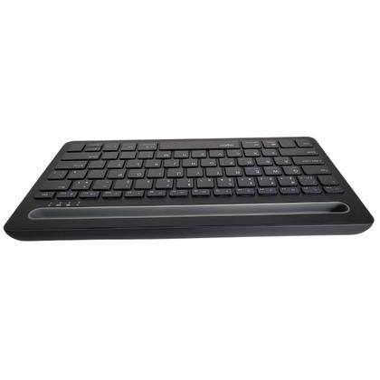 Imagem de Teclado USB Bluetooth Multimidia Sem Fio Suporte Celular