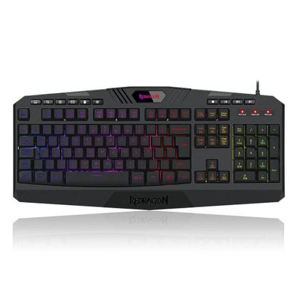 Teclado usb gamer harpe 2 rgb redragon abnt2 preto - k503rgb