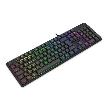 Imagem de Teclado usb gamer netherbane rainbow redragon preto - k521-r