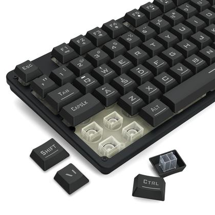 Imagem de Teclado usb gamer netherbane rainbow redragon preto - k521-r