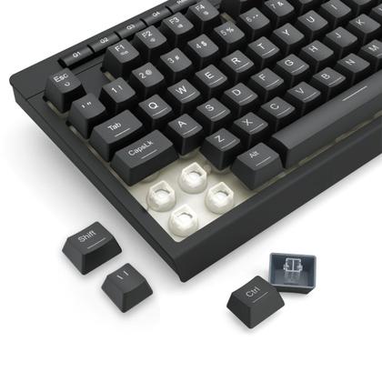 Imagem de Teclado usb gamer shiva 98 rgb redragon abnt2 preto - k515-rgb pt