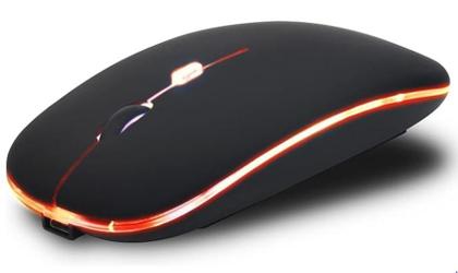 Imagem de Tecnologia Recarregável: Mouse Sem Fio Usb 2.4Ghz